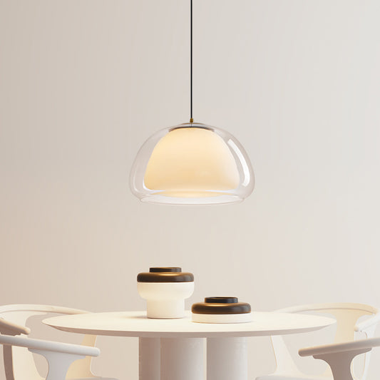 Modern Jelly Glass Bedside Pendant Lamp