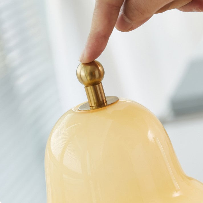 Cream Pear Shape Portable Night Light