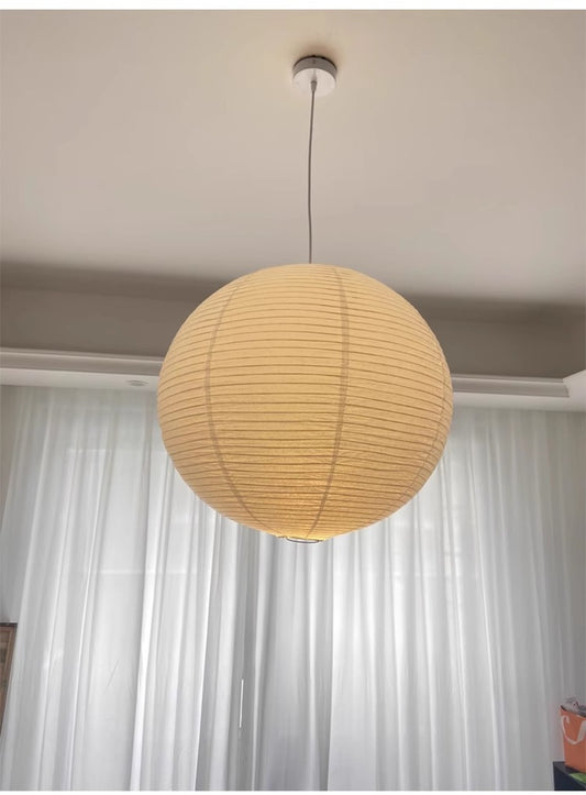 Wabi Sabi Rice Paper Lantern Pendant