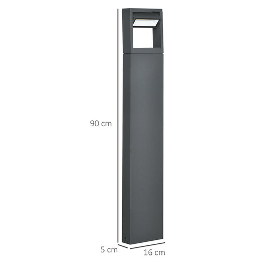 Outdoor LED Bollard Light with Adjustable Beam Angle