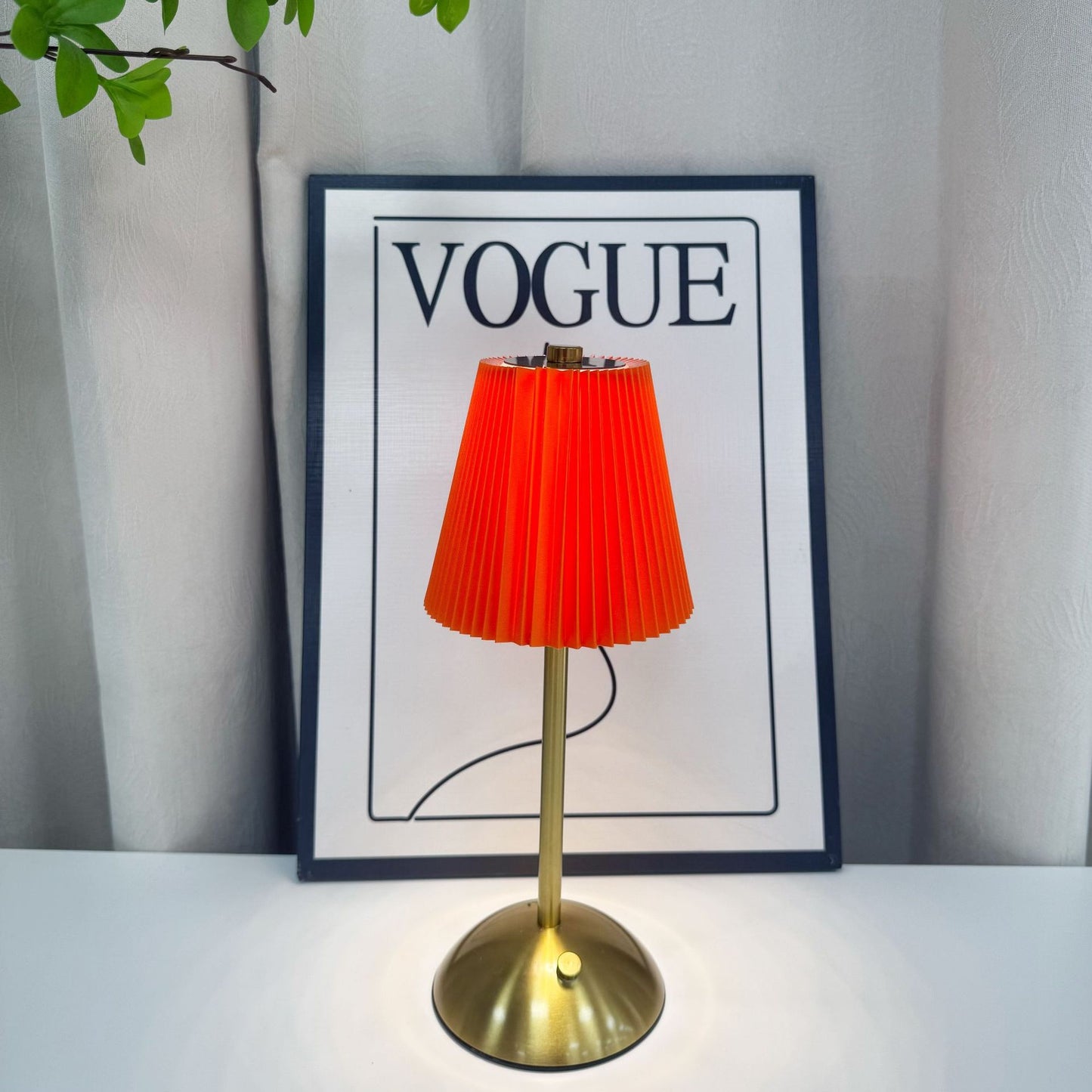 Small Louvre Fabric Table Lamp