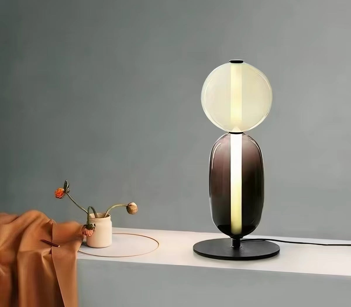 Bomma Style Glass Decorative Floor Lamp