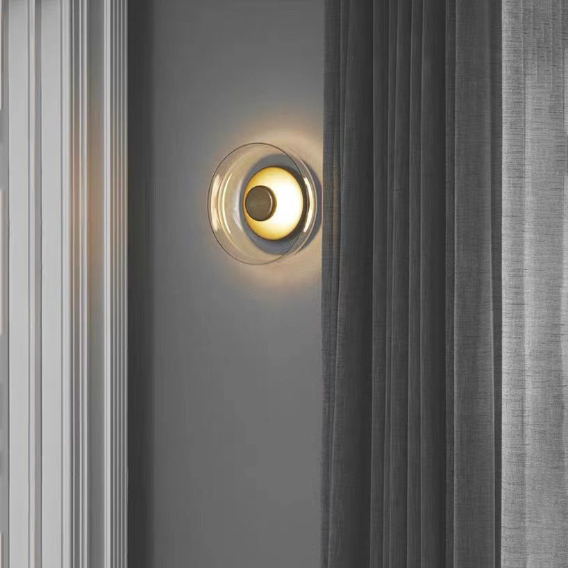 Modern Glass Bedside Wall Light