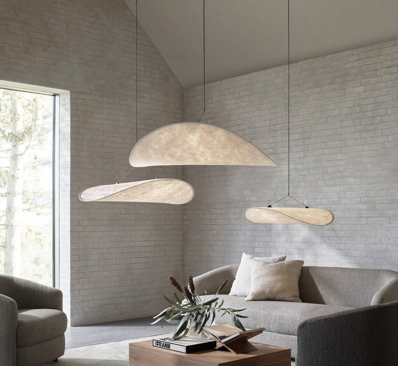 Retro Wabi Sabi Silk Pendant Lamp