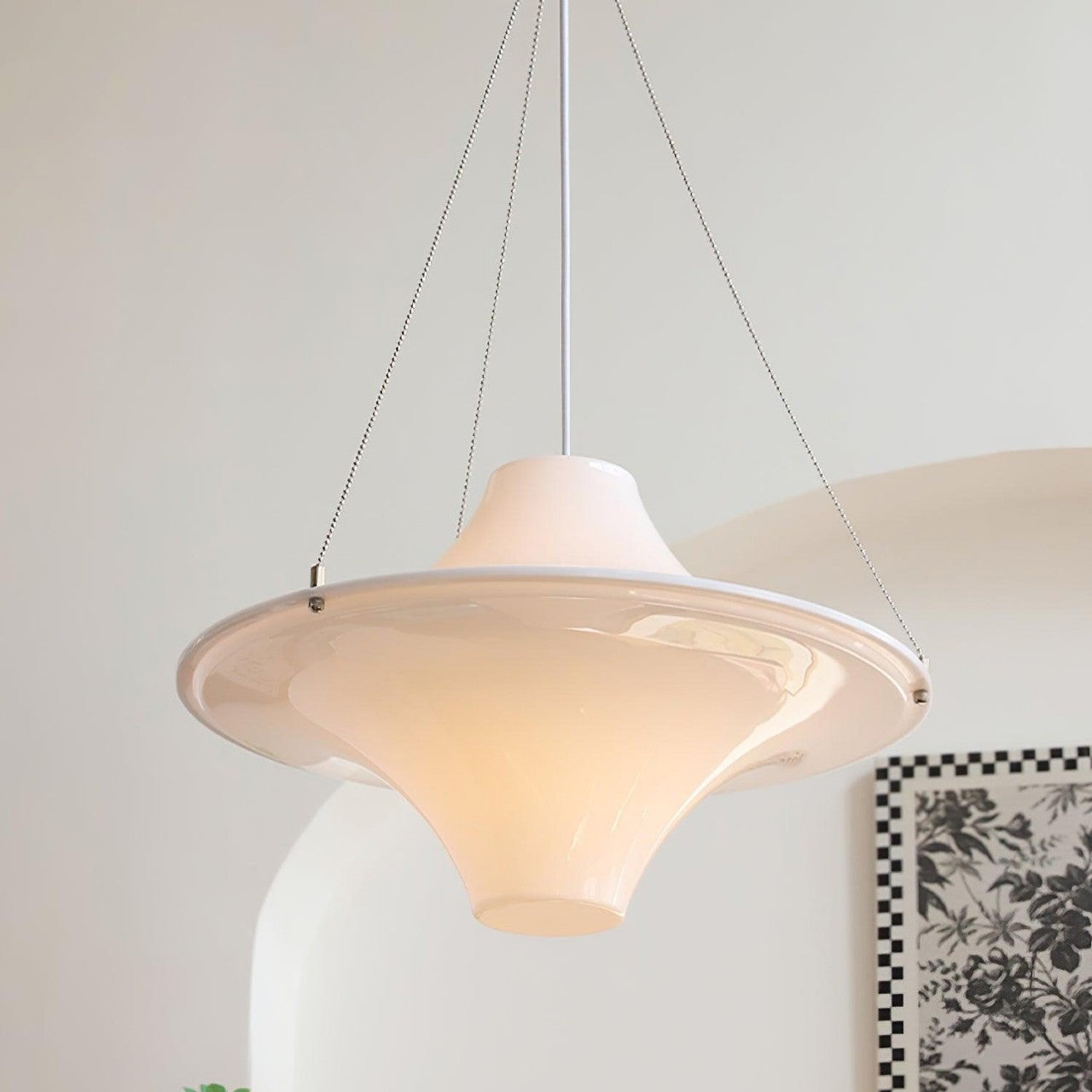Bauhaus Flying Saucer Bedside Pendant Lamp