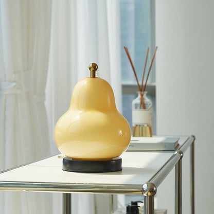 Cream Pear Shape Portable Night Light