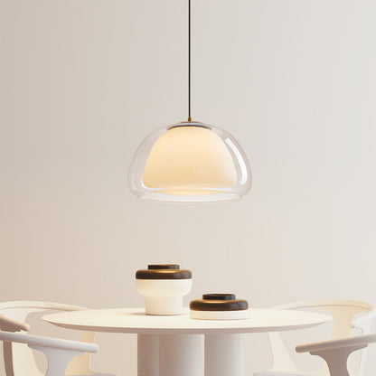 Modern Jelly Glass Bedside Pendant Lamp