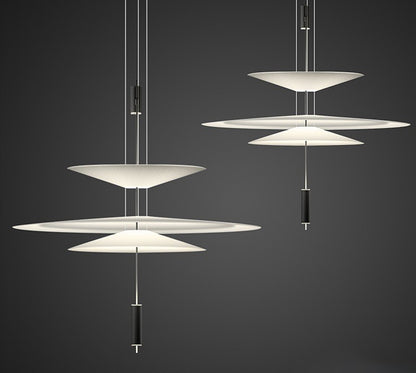 Multi-Layer Italian Style Saucer Pendant