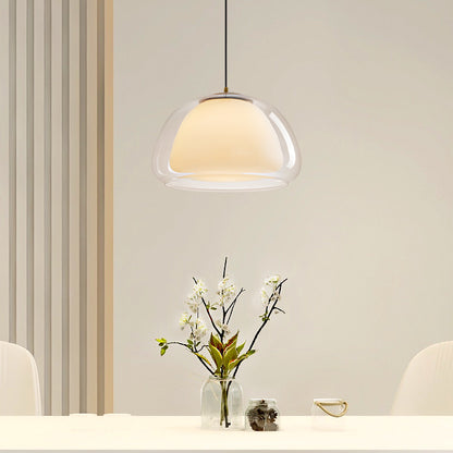 Modern Jelly Glass Bedside Pendant Lamp