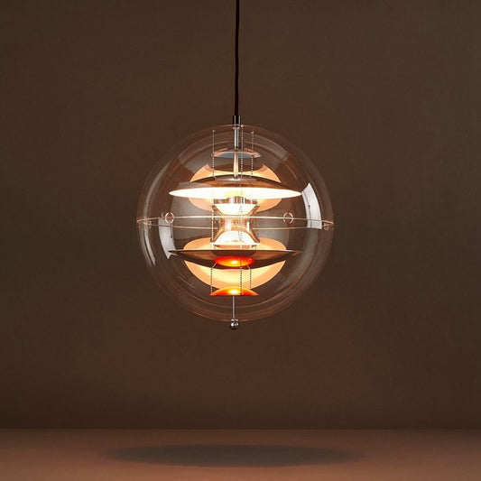 Modern Spherical Planet Atmosphere Pendant Lamp