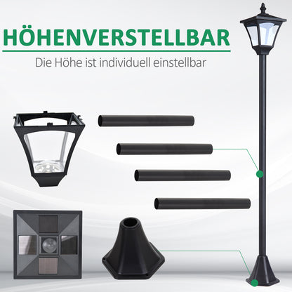 Solar Garden Path Light with Dusk Sensor