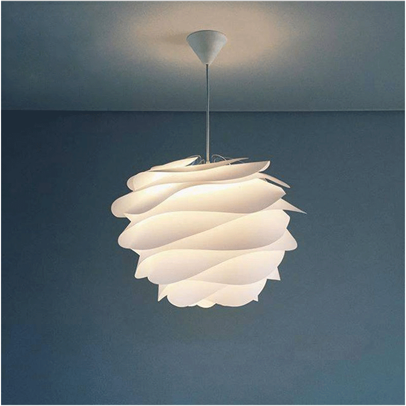 Romantic Rose Petal Bedroom Pendant Lamp