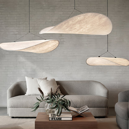 Retro Wabi Sabi Silk Pendant Lamp