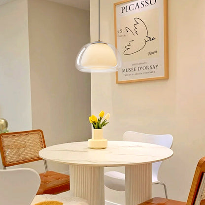 Modern Jelly Glass Bedside Pendant Lamp