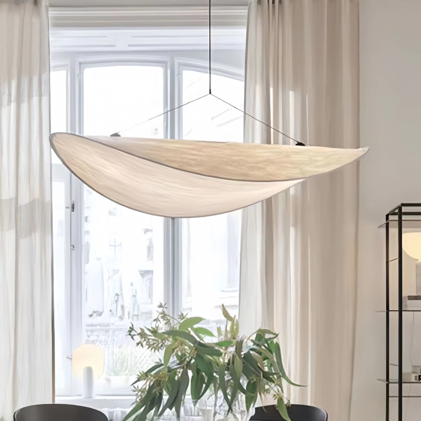 Retro Wabi Sabi Silk Pendant Lamp