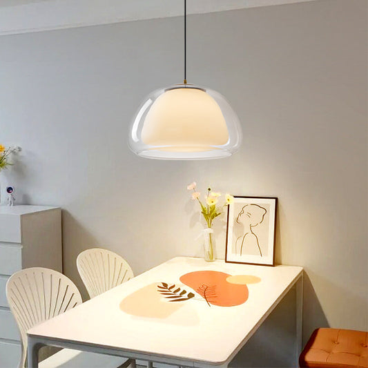 Modern Jelly Glass Bedside Pendant Lamp