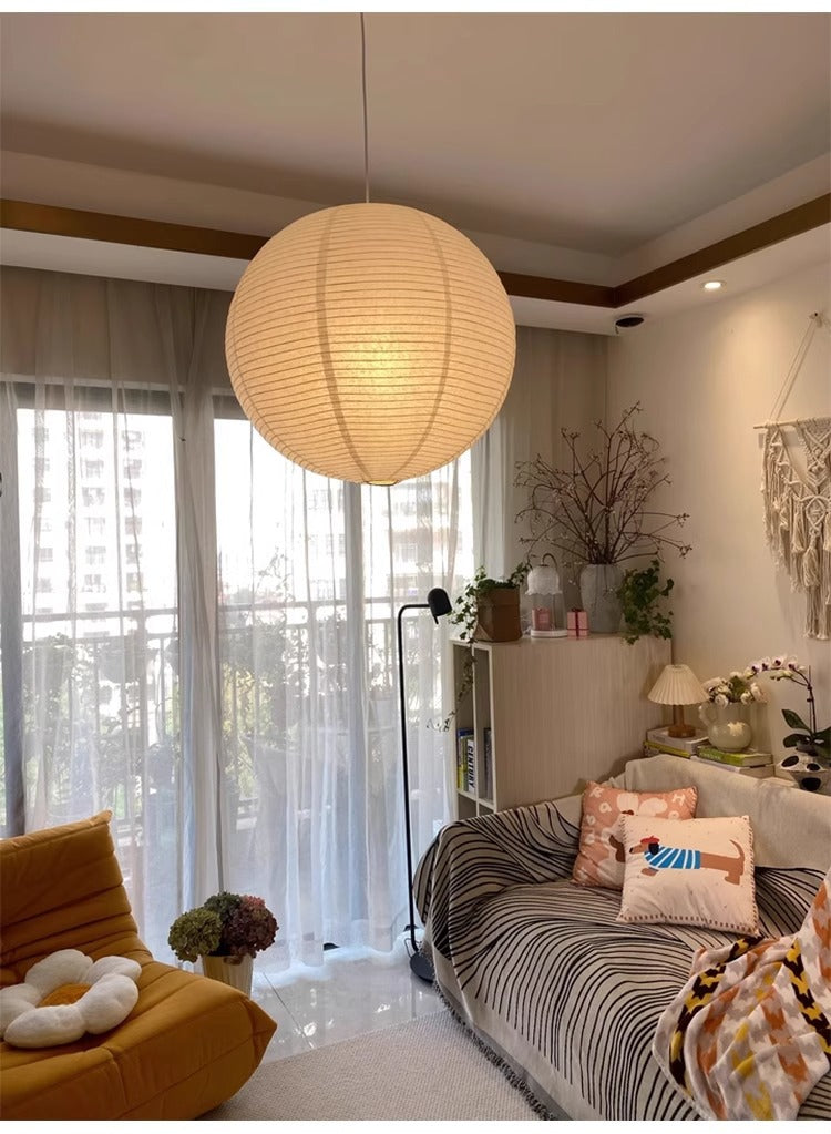 Wabi Sabi Rice Paper Lantern Pendant