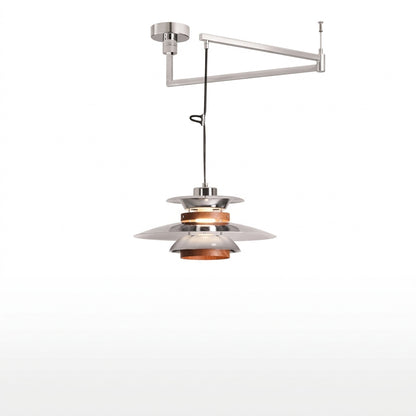 Vintage Bauhaus Swing Arm Pendant Lamp