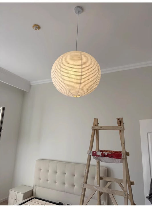 Wabi Sabi Rice Paper Lantern Pendant