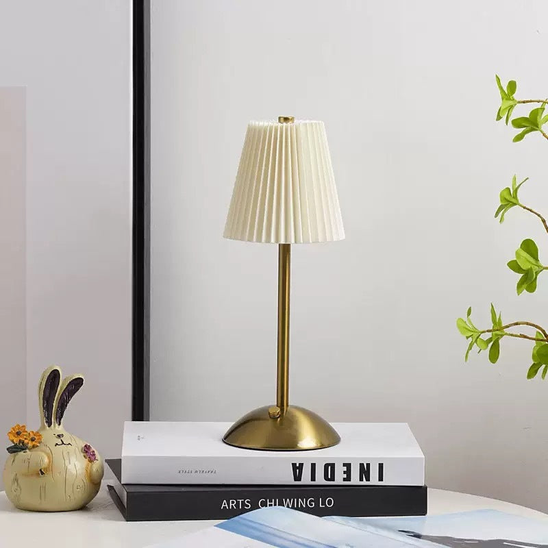 Small Louvre Fabric Table Lamp