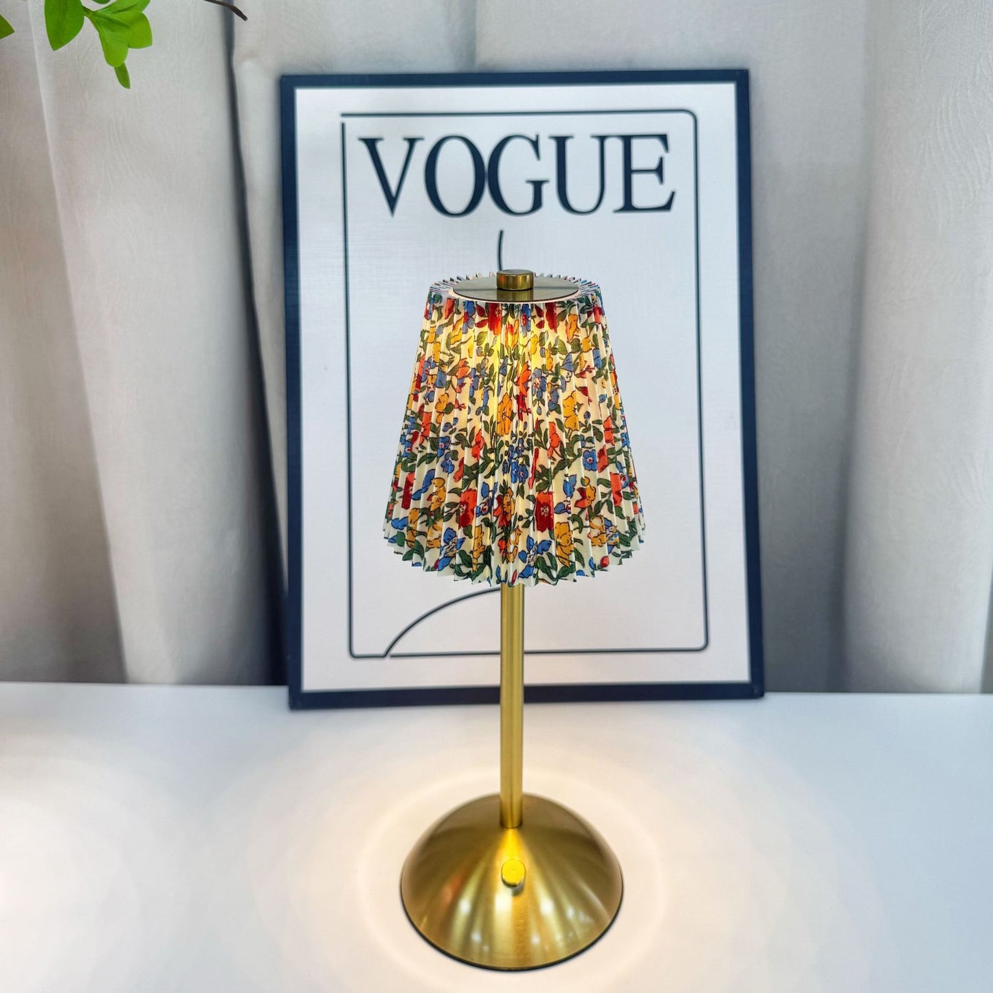 Small Louvre Fabric Table Lamp
