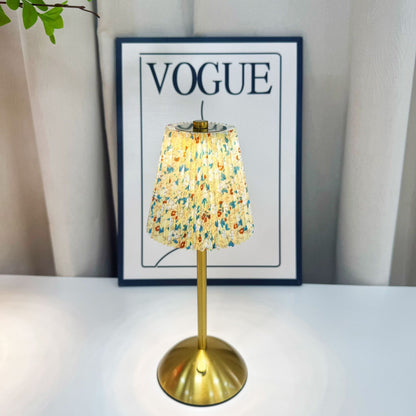 Small Louvre Fabric Table Lamp