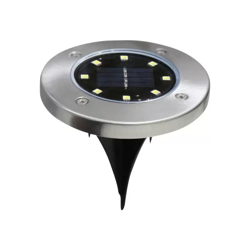Compact Solar In-Ground Pathway Light