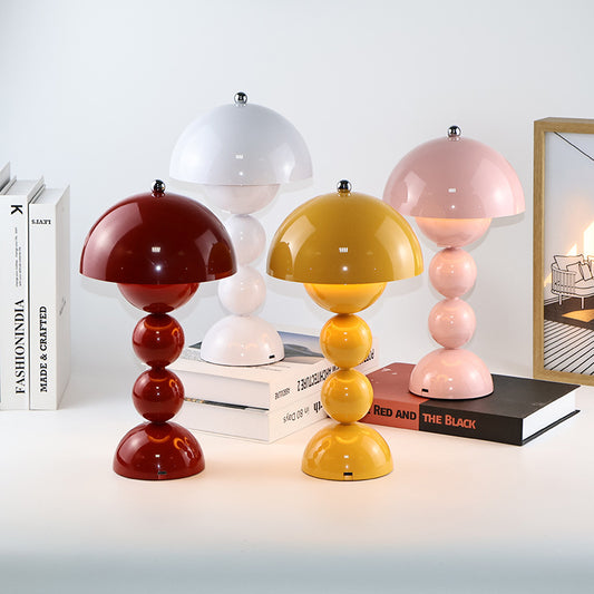 Elegant Bud Shape Fabric Atmosphere Lamp