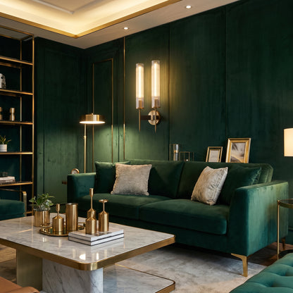 Elegant Copper Minimalist Wall Light