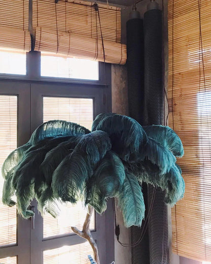 Ostrich Feather Floor Light
