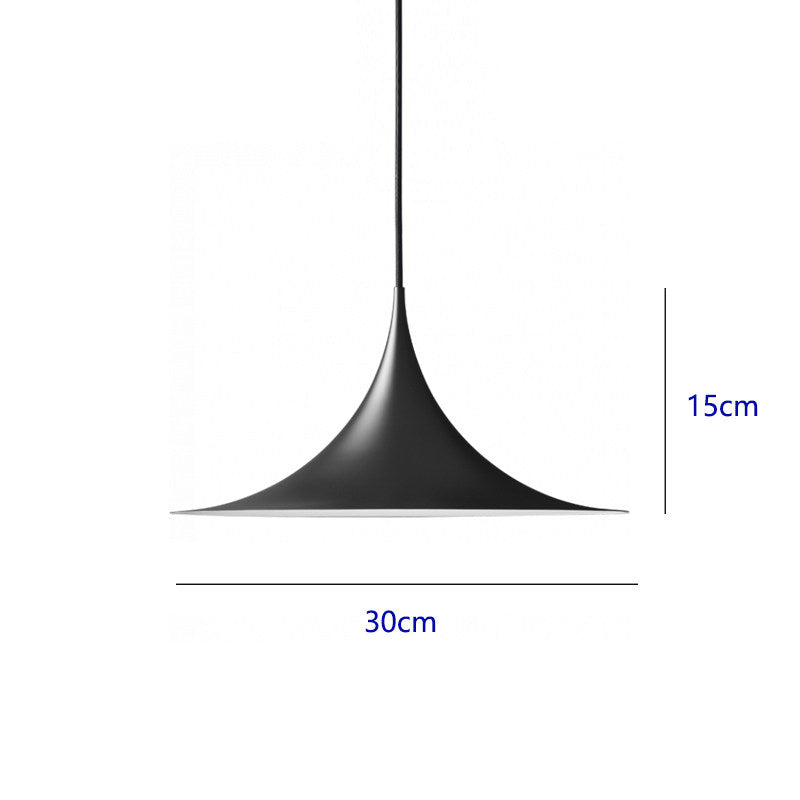 Minimalist Semi Trumpet Dining Pendant Lamp