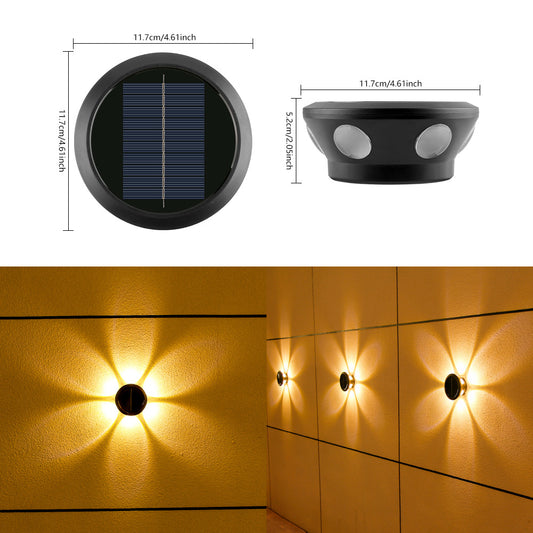 Solar Powered Outdoor Wall Wash Light