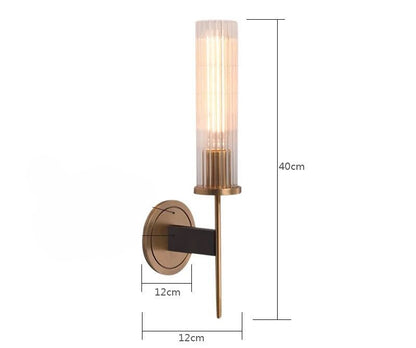 Elegant Copper Minimalist Wall Light