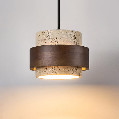 Travertine Pendant Light