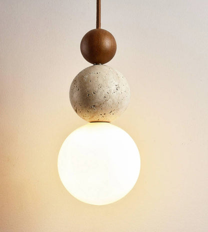 Travertine Pendant Light
