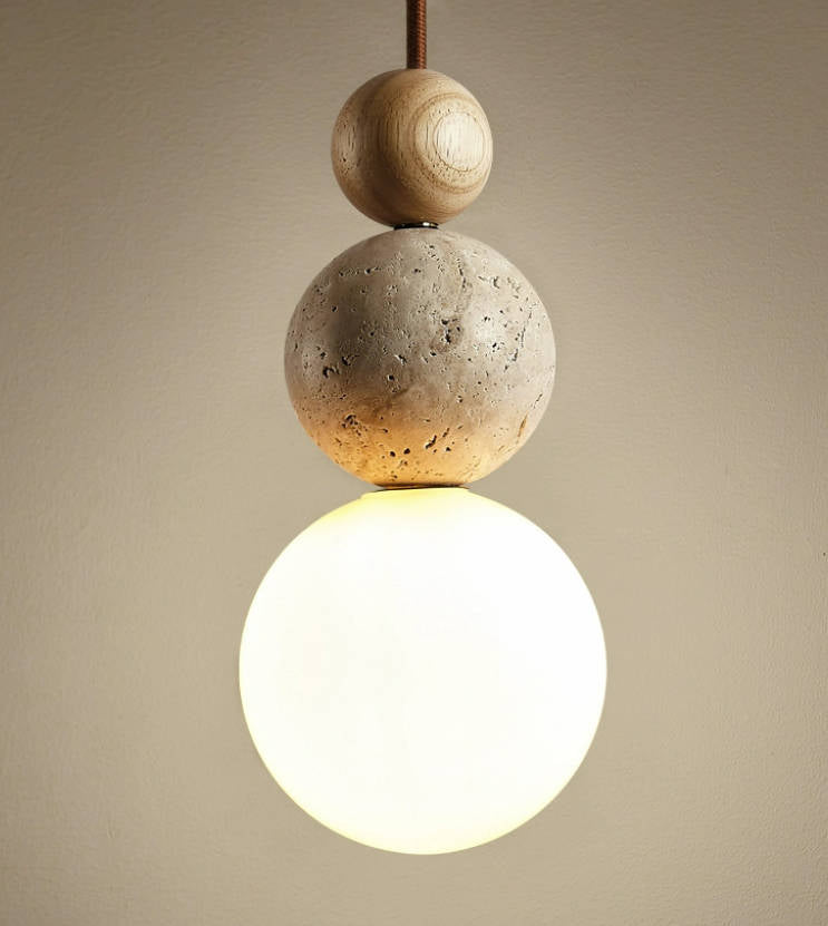 Travertine Pendant Light
