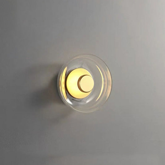 Modern Glass Bedside Wall Light
