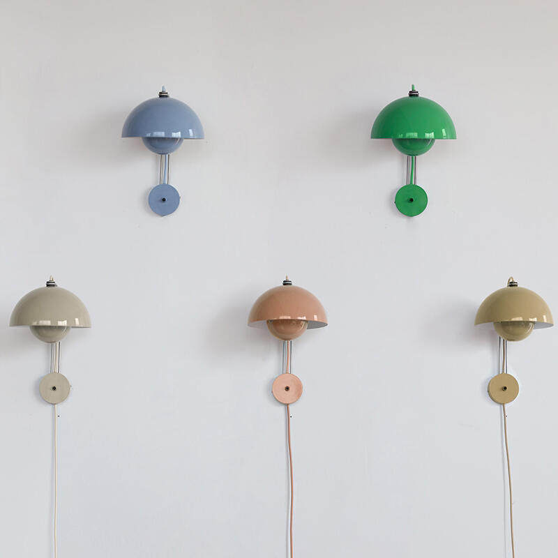 Elegant Bud Shape Bedside Wall Light