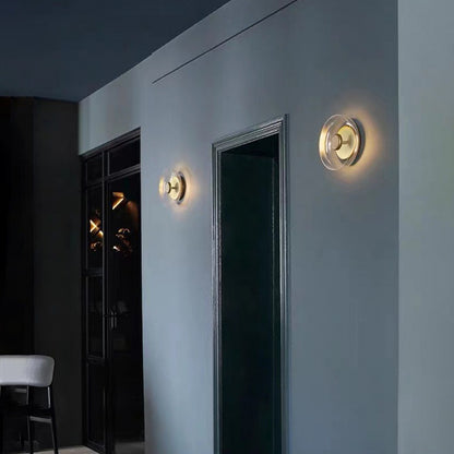 Modern Glass Bedside Wall Light