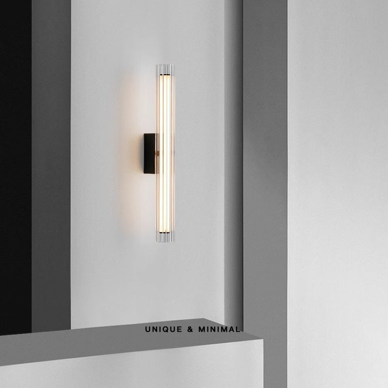 Minimalist Glass Bedside Wall Light