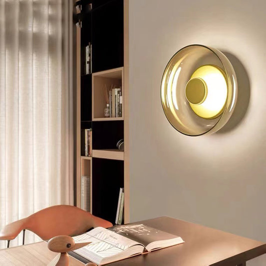 Modern Glass Bedside Wall Light