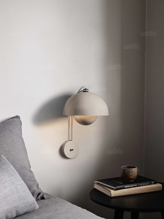 Elegant Bud Shape Bedside Wall Light