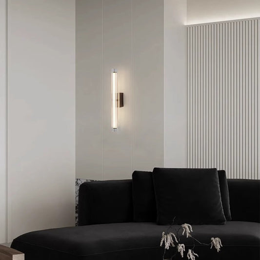 Minimalist Glass Bedside Wall Light