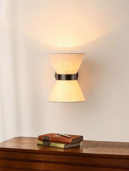 Minimalist Wabi Sabi Fabric Wall Light