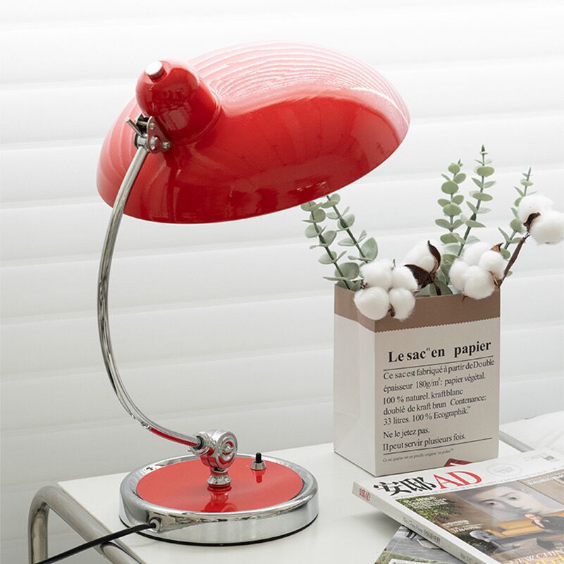 Danish Bauhaus Vintage Bedside Table Lamp