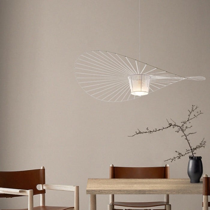 Industrial Design Straw Hat Pendant Lamp HL112