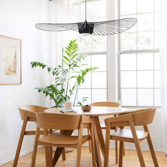 Industrial Design Straw Hat Pendant Lamp HL112
