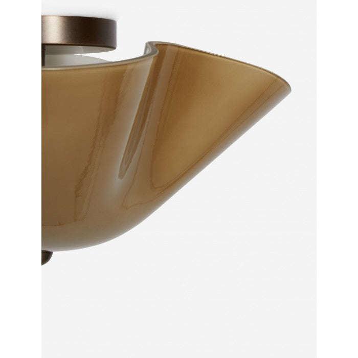 Bellina Glass Flush Mount Ceiling Light